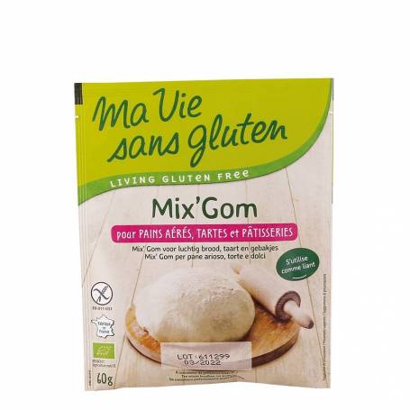 Mix Gom aditiv afanare, fara gluten, eco-bio, 60g - Ma vie sans Gluten