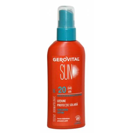 Lotiune protectie solara SPF20 150ml - Gerovital Sun 