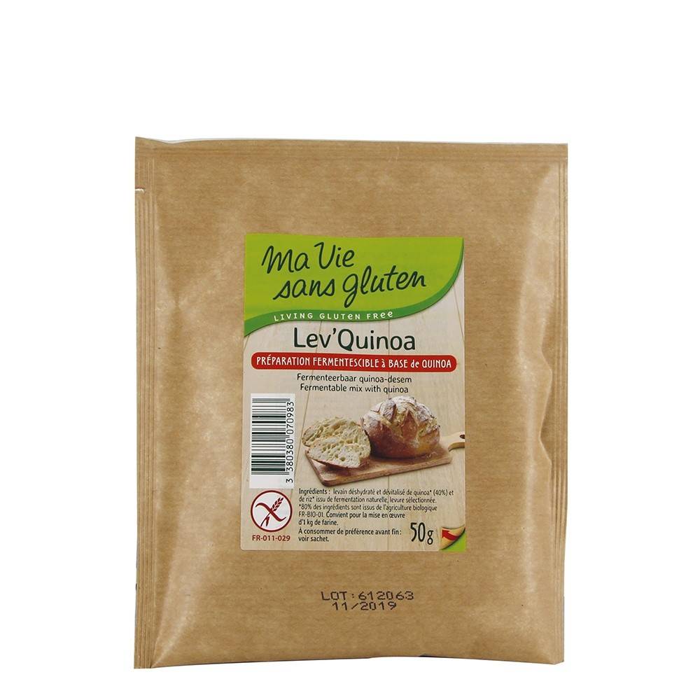 Drojdie maia de quinoa, fara gluten, 50g - ma vie sans gluten