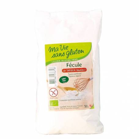 Amidon de tapioca, fara gluten, 500g, eco-bio - Ma vie sans Gluten