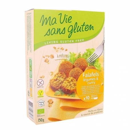 Falafel cu legume si curry, fara gluten, 150g, eco-bio - Ma vie sans Gluten