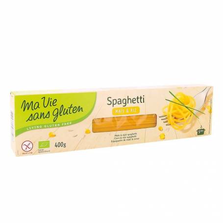 Spaghetti din porumb si orez, fara gluten, 400g, eco-bio - Ma vie sans Gluten