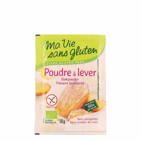 Praf de copt de porumb, fara gluten, fara amidon,  4x10g, eco-bio - Ma vie sans Gluten