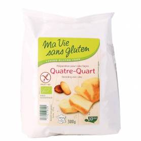 Amestec pentru chec "patru sferturi", fara gluten,  300g, eco-bio - Ma vie sans Gluten