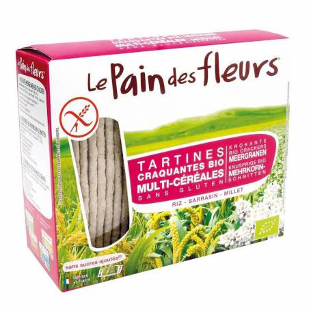 Turte crocante multicereale - fara gluten150g eco-bio Le pain des fleurs