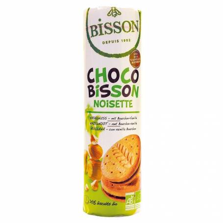 Choco Bisson, cu alune, eco-bio, 300g  - BISSON