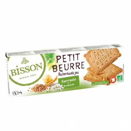 Biscuiti Petit Beurre cu hrisca, eco-bio, 150g - Bisson