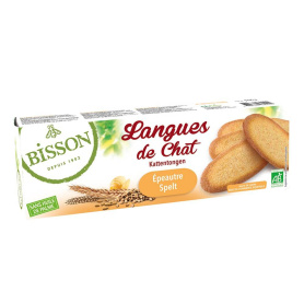 Fursecuri din spelt, Limbi de pisica, eco-bio, 100g - Bisson