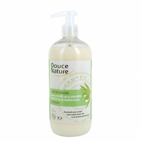 Gel de dus cu sapun de marsilia si migdale dulci, 500ml - Douce Nature