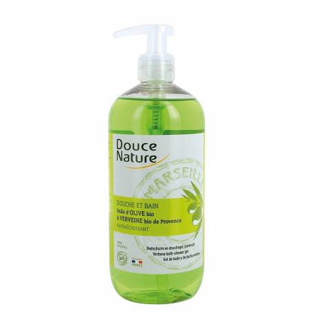 Gel de dus cu sapun de marsilia si verbena, 500ml - Douce Nature