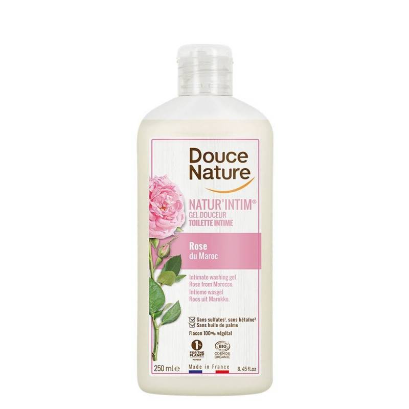 Gel intim calmant cu apa de trandafiri, 250ml - Douce Nature