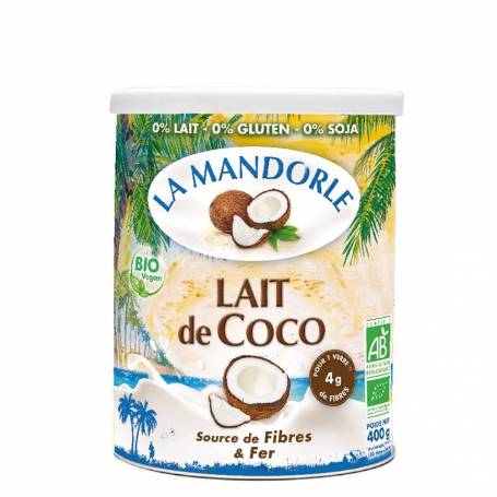 Lapte praf de cocos, eco-bio, 400g - La Mandorle