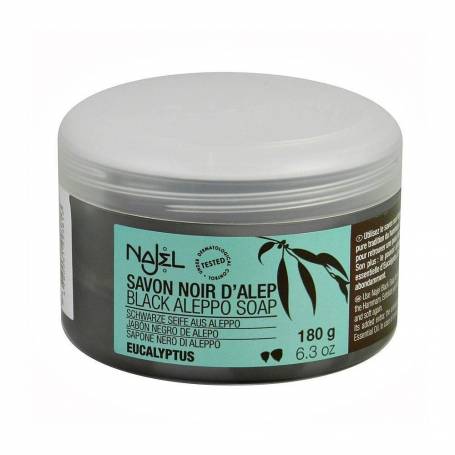 Sapun negru de Alep, cu eucalipt, 180ml - Najel