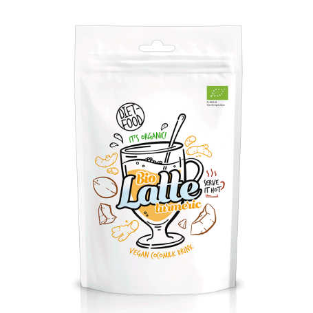 Turmeric Latte, eco-bio, 200g - Diet Food