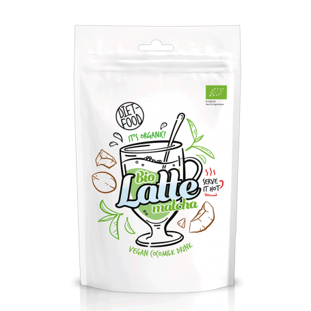 Matcha Latte, eco-bio, vegan, 200g - Diet Food