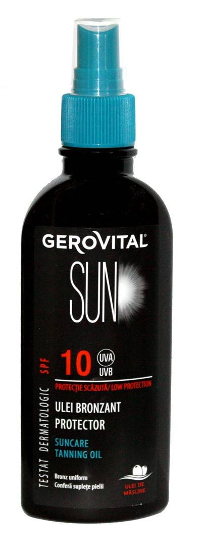 Gerovital Plant Ulei bronzant protector spf10 150ml - gerovital sun