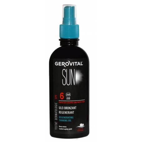 Ulei bronzant regenerant SPF 6 150ml -  Gerovital Sun