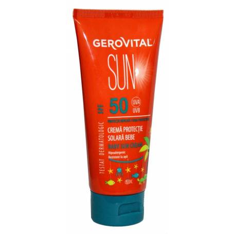  Crema protectie solara bebe SPF 50 100ml -  Gerovital Sun