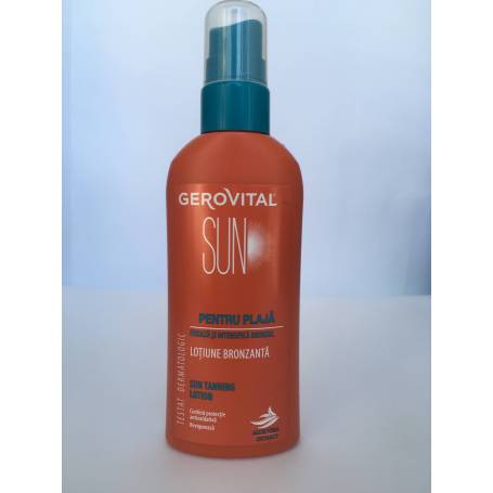 Lotiune bronzanta pentru plaja 150ml - Gerovital Sun