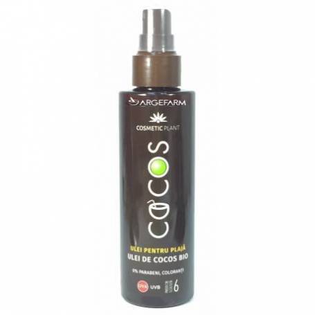 Ulei plaja COCOS SPF 6 cu ulei de cocos bio 150 ml - Cosmetic Plant