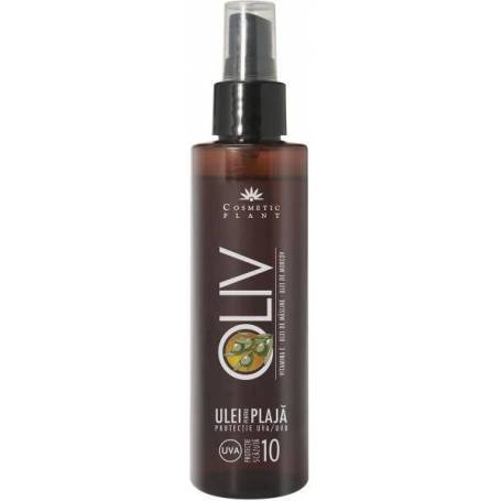 Ulei plaja  SPF 10 cu ulei de morcov, ulei de masline si vitamina E 150 ml -  OLIV - Cosmetic Plant