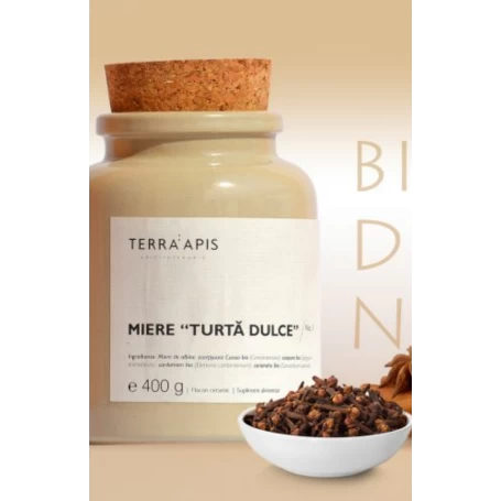 Miere turta dulce  No. 1 - 400g - TERRA APIS
