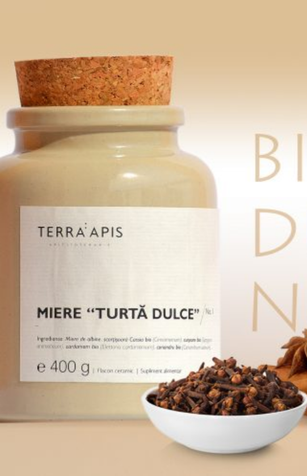 Miere turta dulce no 1 - 400g - terra apis