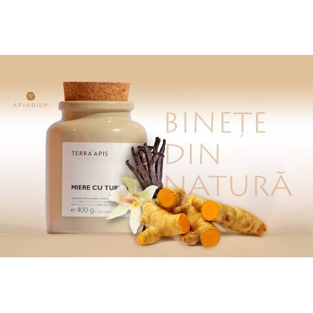 Miere cu turmeric No2  - 400g - TERRA APIS