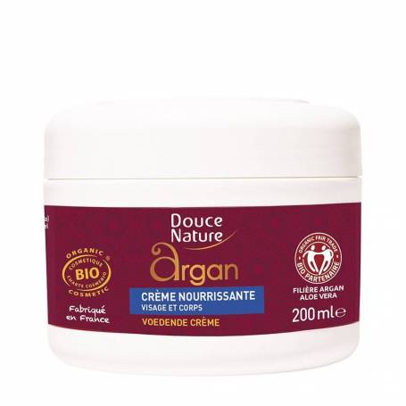 Crema nutritiva cu ulei de argan, 200ml - Douce Nature