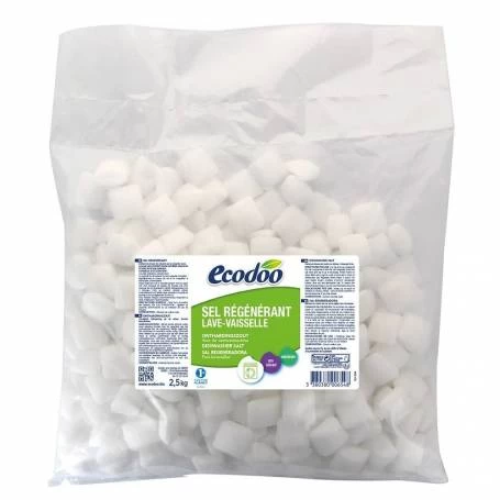 Sare pentru masina de spalat vase, anticalcar si regenerant, 2,5Kg - Ecodoo