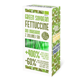Fettuccine bio din soia verde, eco-bio, 200g - Diet Food