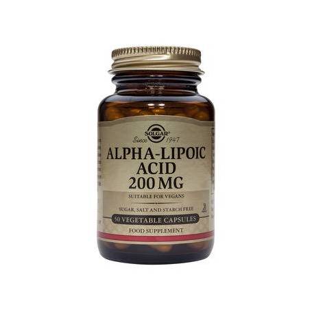 Alpha Lipoic Acid 200mg 50cps - SOLGAR