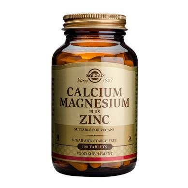 Calcium magnesium + zinc 100cps - solgar