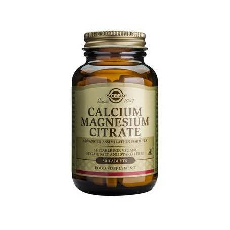 Calcium magnesium Citrate 50cps - SOLGAR