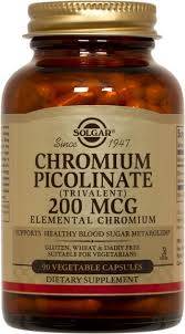 Chromium picolinate 200mg 90cps - solgar