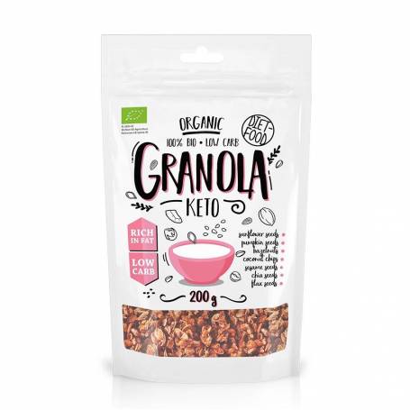 Granola bio Keto, eco-bio, 200g - Diet Food