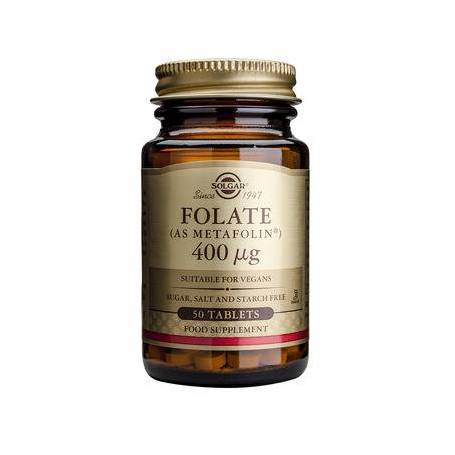 Folate - As metafolin - 400mg 50cps - SOLGAR 