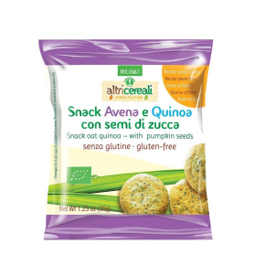 Snack din ovaz si quinoa cu seminte de dovleac, eco-bio, 35g - PROBIOS