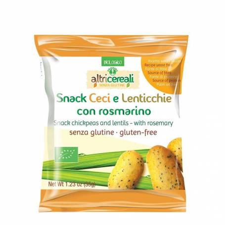 Snack din naut si linte cu rozmarin, eco-bio, 35g - PROBIOS