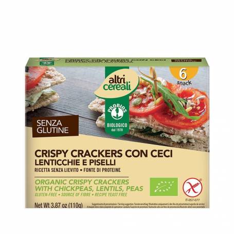 Crackersi crocanti din faina de leguminoase, eco-bio, 110g - PROBIOS