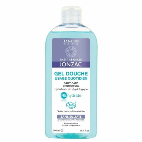 Gel de dus pentru uz cotidian, Rehydrate, 500ml - Jonzac