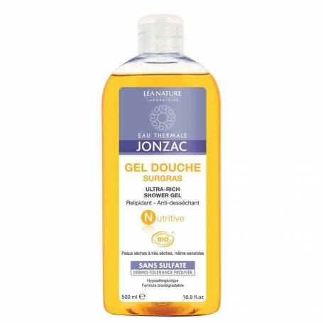 Gel de dus emolient, Nutritive, 500ml - Jonzac