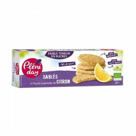 Biscuiti cu lamaie - fara zahar 105g eco-bio Pléniday