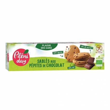 Biscuiti cu ciocolata, fara alergeni 150g, eco-bio Pleniday