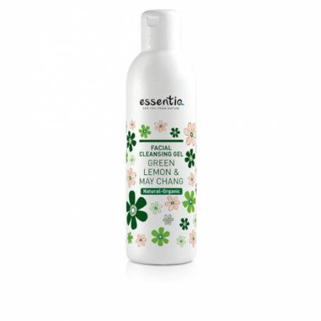 Gel de curatare faciala organic Lamaie Verde si May Chang 200ml Essentiq