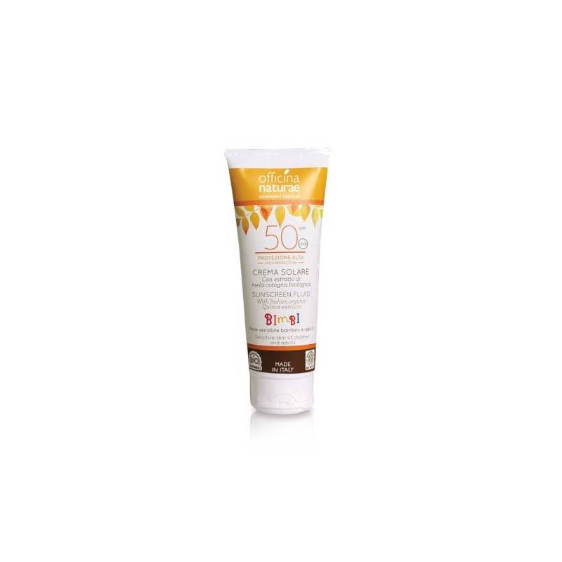 Crema protectie solara copii SPF 50, eco-bio, 100ml, Officina Naturae