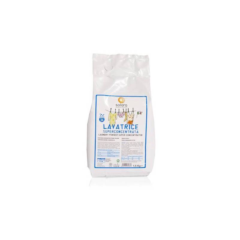 Detergent praf pentru rufe, super concentrat, eco-bio, 1.5kg - Solara