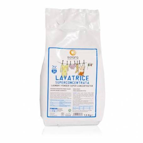 Detergent praf pentru rufe, super concentrat, eco-bio, 1.5kg - 34spalari - Solara