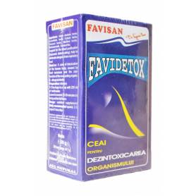 FAVIDETOX, ceai detoxifiere, 20 plicuri, Favisan