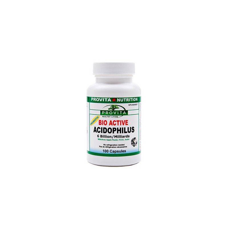 Acidophilus Bio-Activ, probiotic 6 miliarde, 90cps, Provita Nutrition